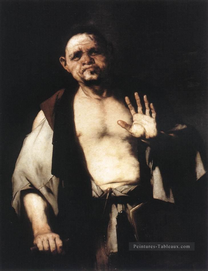 Le philosophe Cratetes Baroque Luca Giordano Peintures à l'huile